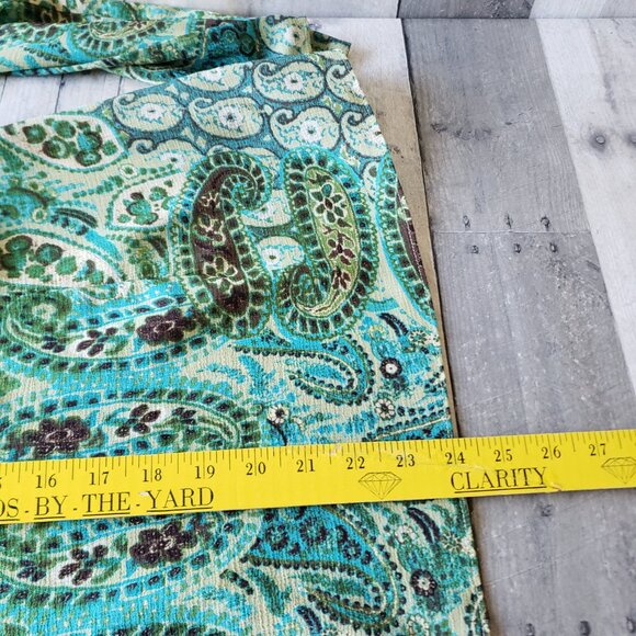 Emma James Boho Paisley Side Zipper Blouse - Size 14 - Picture 5 of 5